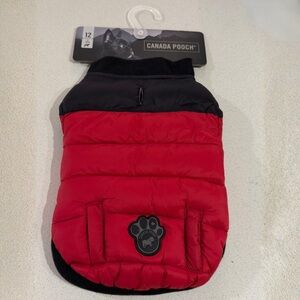 Canada Pooch Red and Black Dog Jacket